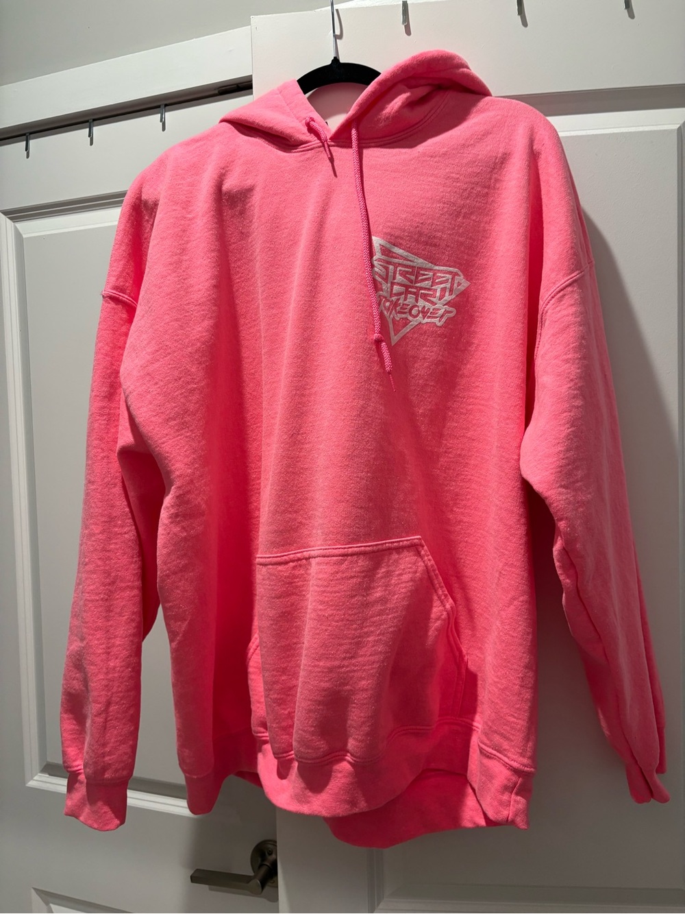 Hot pink street car takeover hoodie